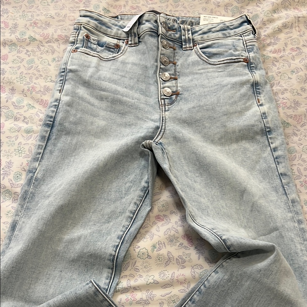 American Eagle Light Blue Women's flare Jeans